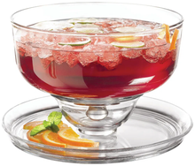 Load image into Gallery viewer, Anchor Hocking 4 in 1 Cake Stand and Bowl
