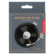 Load image into Gallery viewer, Kikkerland Record Hip Flask
