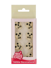 Load image into Gallery viewer, FunCakes Sugar Decorations - Skulls Pack of 8
