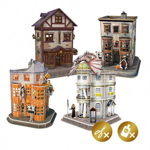 Diagon Alley Set Of 4 Harry Potter.