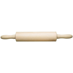 KitchenCraft Beech Wood Revolving Rolling Pin