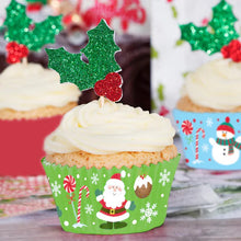 Load image into Gallery viewer, Anniversary House Cupcake Cases - Christmas Pals
