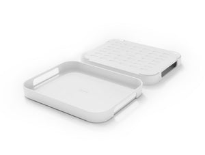 Trebonn Pile Small Tray - White