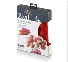 Load image into Gallery viewer, Zeal Silicone Cake Pop Mould - Red

