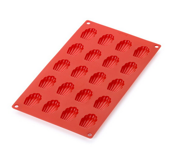 Lekue Gourmet 20 Cav Mini Madeleines Mould - Red