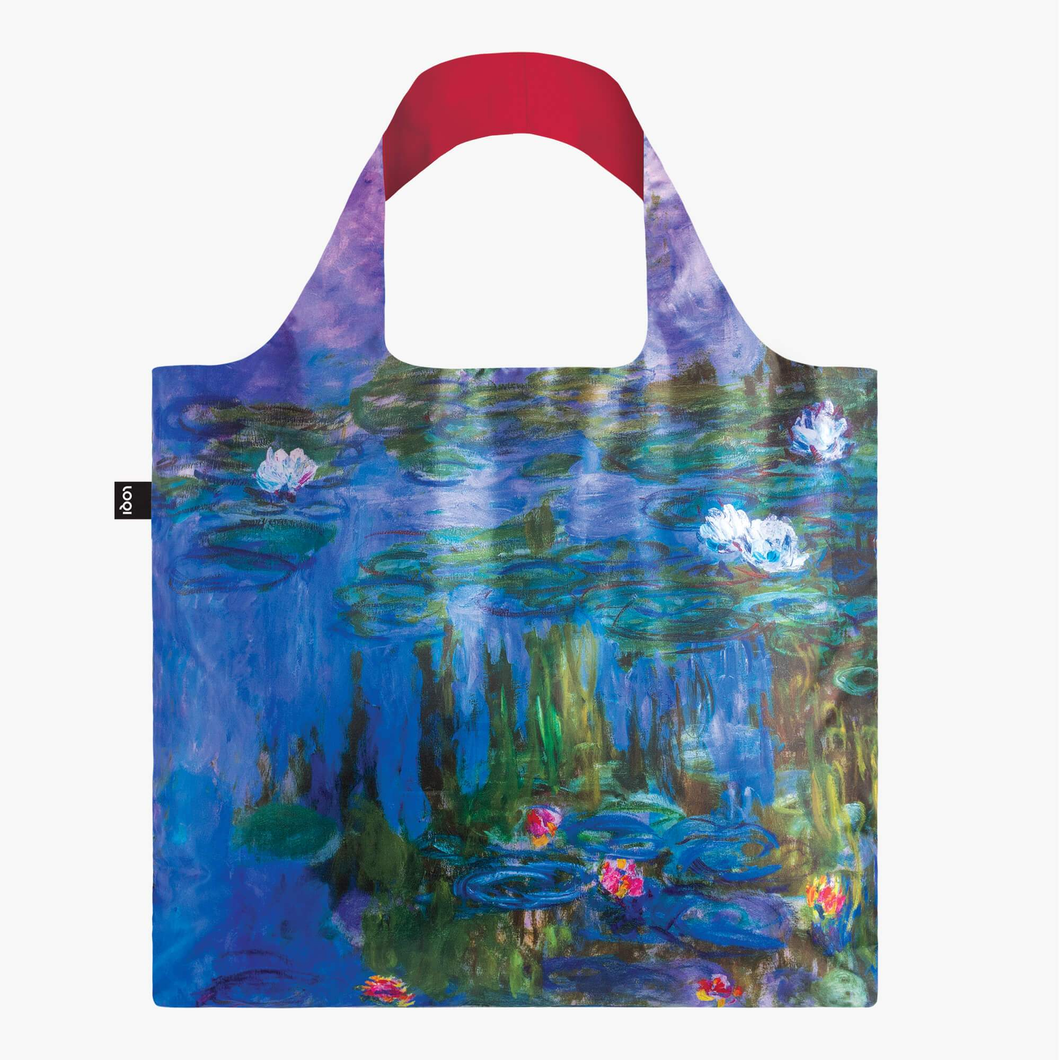 LOQI Claude Monet Water Lilies Recycled Bag