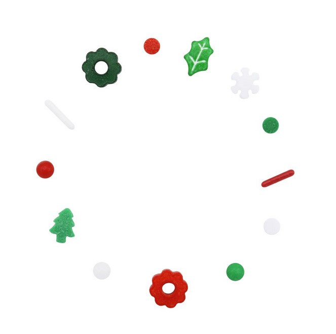 PME 6-in-1 Christmas Sprinkle Set - Deck the Halls