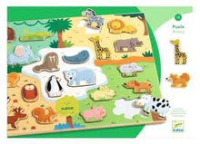 Load image into Gallery viewer, Djeco Wooden Puzzle Animal
