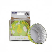 Load image into Gallery viewer, PME Cupcake Cases Foil Lined- Chicks
