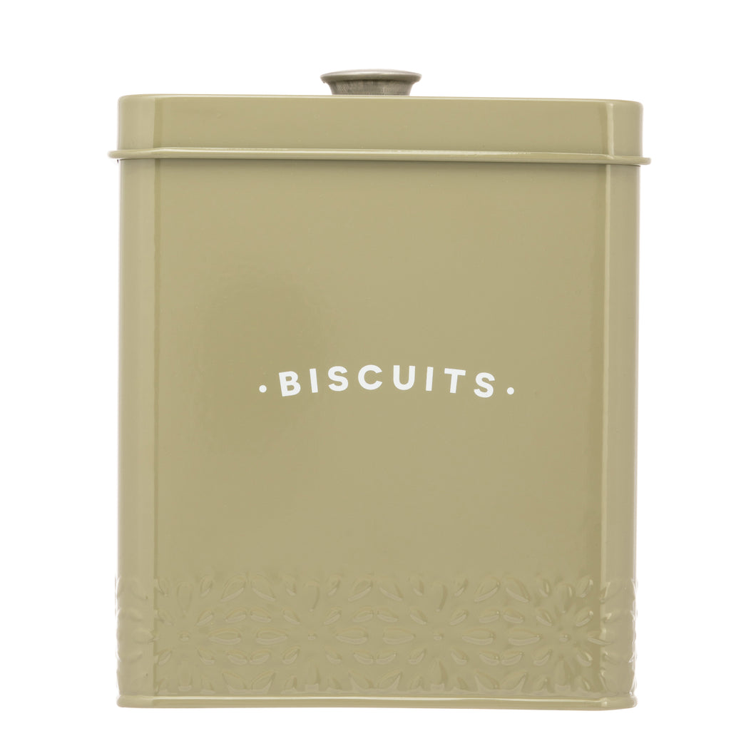 Artisan Street Biscuit Storage Canister - Moss