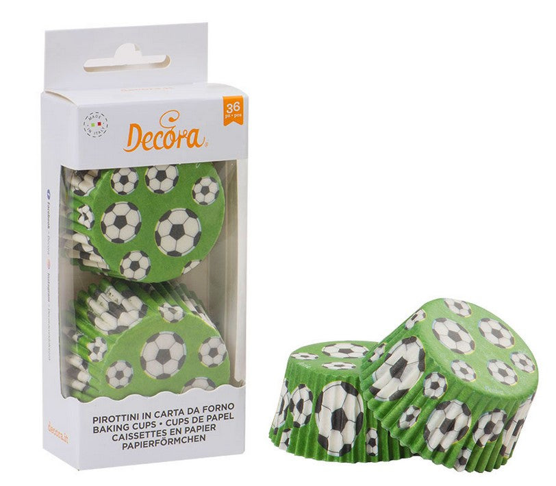 Decora Baking Cups - Football