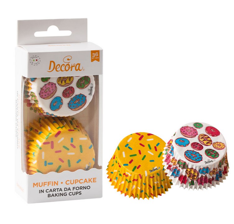 Decora Baking Cups - Doughnut