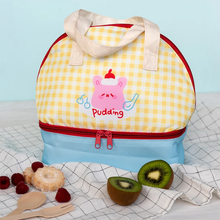 Load image into Gallery viewer, Rex London Insulated Lunch Bag - Yellow Check

