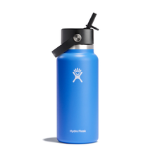 Load image into Gallery viewer, Hydroflask Wide Mouth Bottle with Straw 32oz - Cascade
