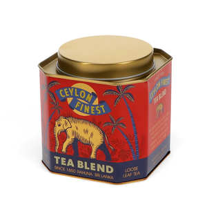 Rex Metal Tea Caddy - Ceylon Finest