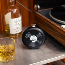 Load image into Gallery viewer, Kikkerland Record Hip Flask
