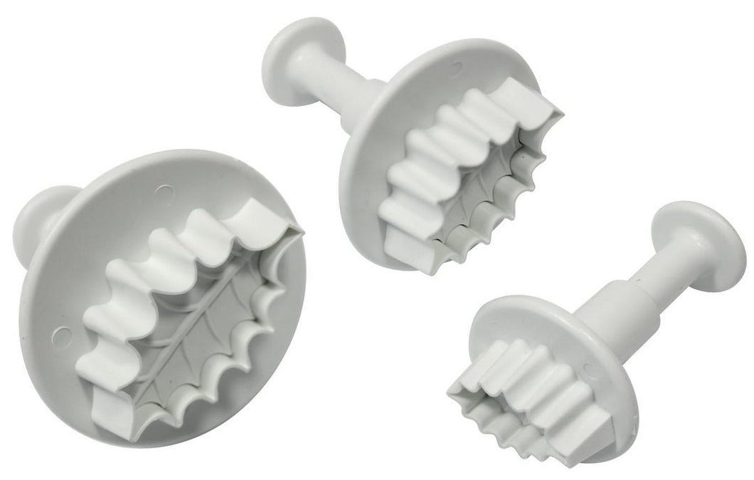PME Holly Leaf Plunger Cutters Set of 3