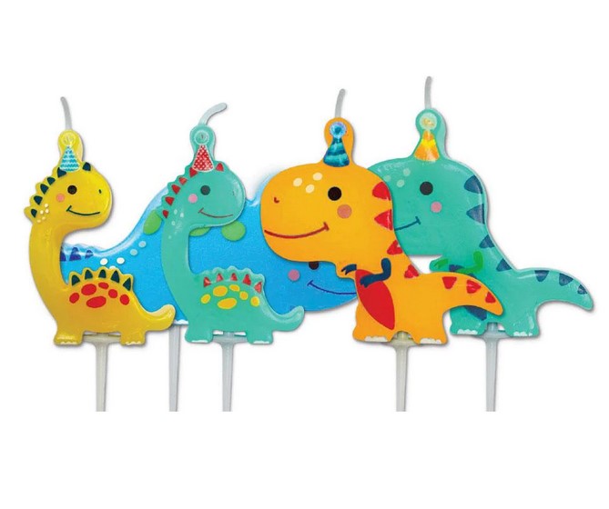 Creative Party Candles - Dino Party