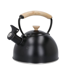 Load image into Gallery viewer, La Cafetière Whistling Kettle Black 1.6L
