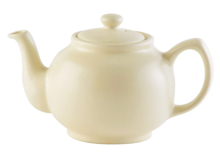 Price & Kensington Teapot - 6 Cup  Matt Cream