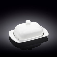 Load image into Gallery viewer, Wilmax Fine Porcelain Butter Dish White

