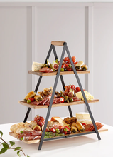Load image into Gallery viewer, Ladelle Serve&amp;Share Wood Serving Tower
