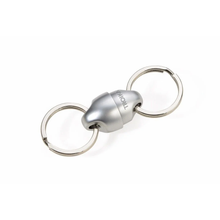 Load image into Gallery viewer, Keyring, 2 magnetic parts, silver  coloured
