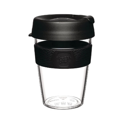 Keep Cup Clear 12oz - Black