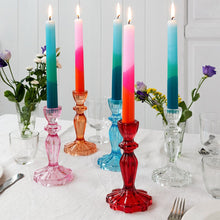 Load image into Gallery viewer, Rex Tall Glass Candle Holder - Red
