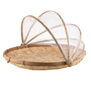 Ladelle Bamboo Woven Collapsible Food Cover