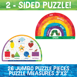 University Games The Very Hugry Caterpillar - 2 Sided Floor Puzzle