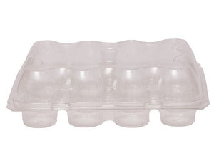 PME Pack of 3 Plastic  Cupcake Containers  - 12 Cavities
