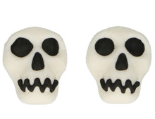 Load image into Gallery viewer, FunCakes Sugar Decorations - Skulls Pack of 8
