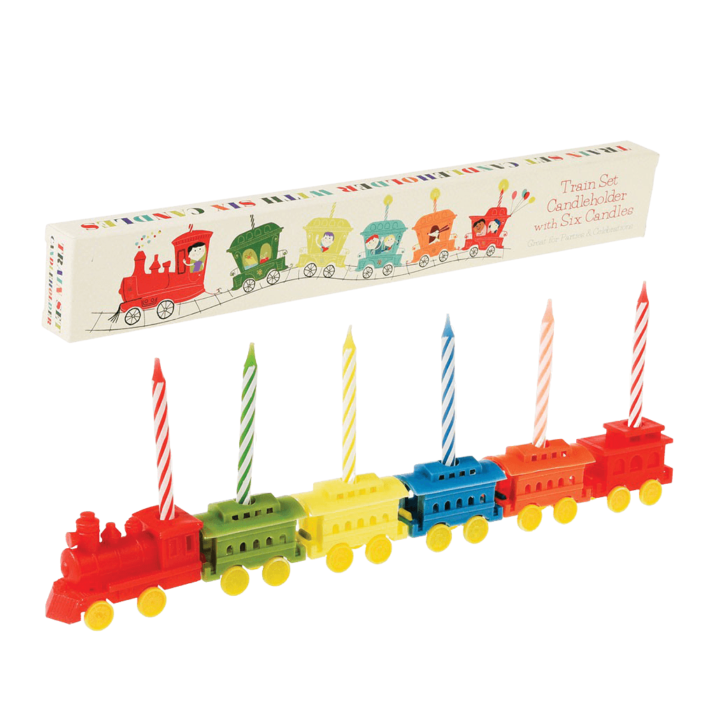 Rex Party Train Candleholder with 6 Candles