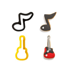 Load image into Gallery viewer, Decora Cookie Cutter Set - Note and Guitar
