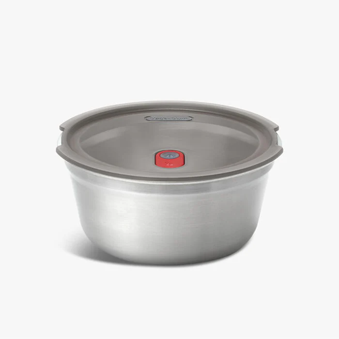Black & Blum Stainless Steel Round Multi Function Food Bowl Large 950ml