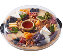 Load image into Gallery viewer, Farberware Build-a-Board Bamboo Divided Serving Board
