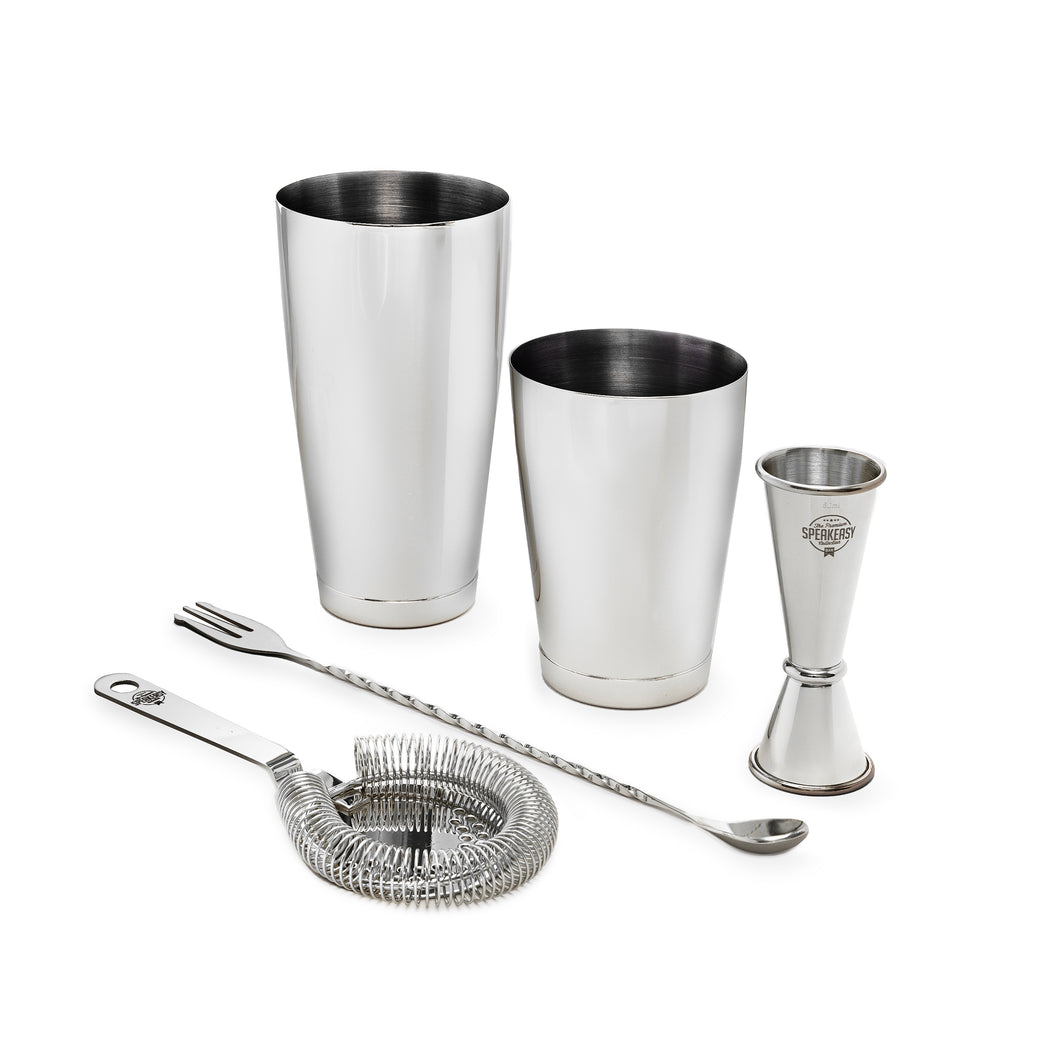 Bar Professional Cocktail  Set Stainless Steel 5 piece
