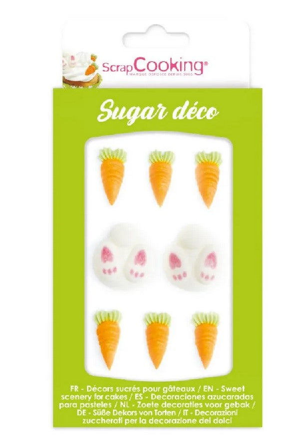 Eddingtons Sugar Decorations - Carrots & Bunny