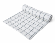 Load image into Gallery viewer, Mikasa Table Runner - Industrial Check Linen-Blend

