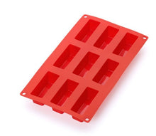 Load image into Gallery viewer, Lekue Gourmet 9 Cav Mini Cake Mould - Red
