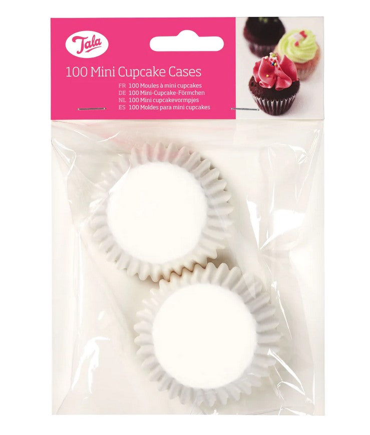Tala Mini Cupcake Cases - White