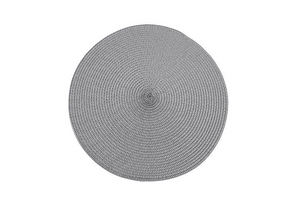 Walton's Circular Ribbed Placemat - Storm Grey