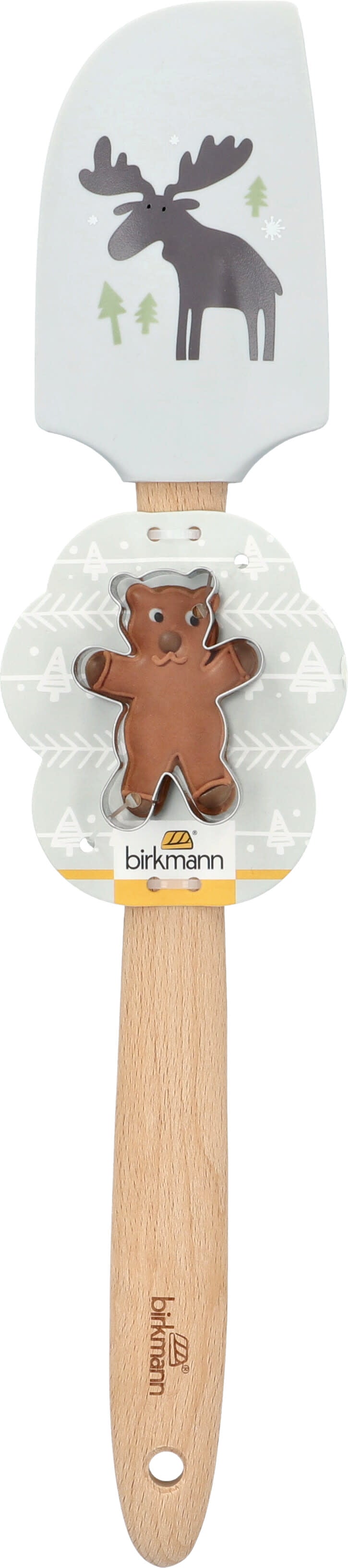 Birkmann Christmas Dough Scraper & Cookie Cutter - Bear