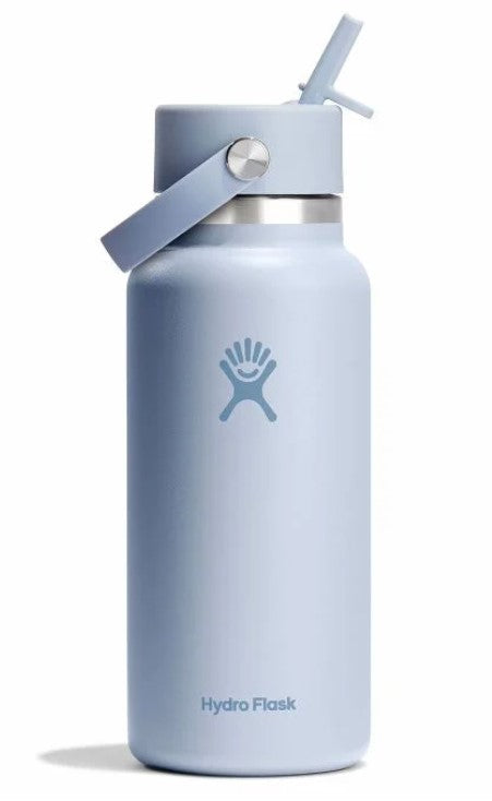 Hydroflask Wide Mouth Bottle with Straw Cap 32oz - Surf