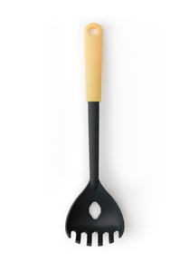 Brabantia Tasty+ Spaghetti Spoon plus Measure Tool - Vanilla Yellow