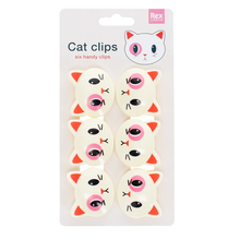 Load image into Gallery viewer, Rex London Bag Clips Set of 6 Cat
