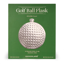 Load image into Gallery viewer, Kikkerland Golf Ball Hip Flask
