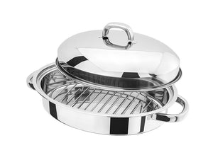 Judge Stainless Steel Oval Roaster with Rack