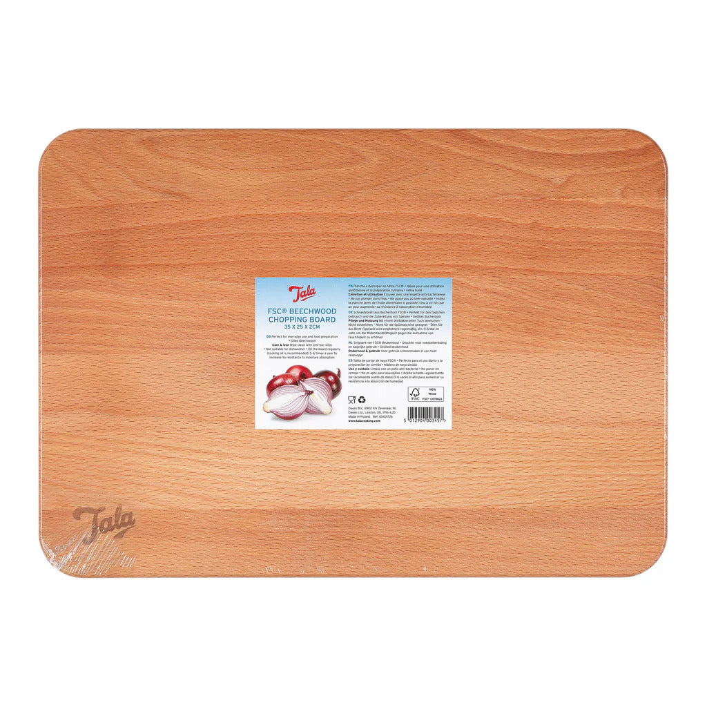 Tala Rectangular Chopping Board, Beech Wood